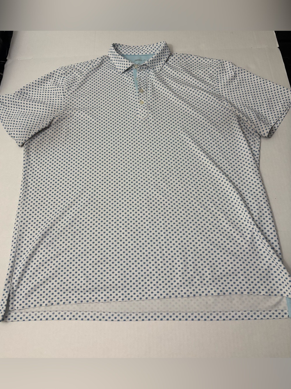 Johnnie-O Mens Polo Golf Stretch Shirt Size XL Short Sleeve Performance